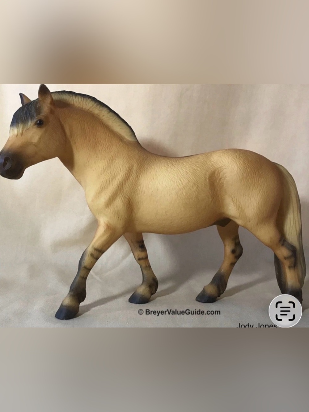 Vintage Breyer Horse Henry Norwegian Fjord #482 Matte Dun Stripe